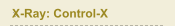 X-Ray: Control-X